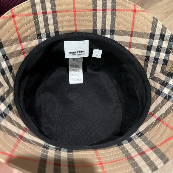 Check print twill bucket hat - Picture 2 of 3